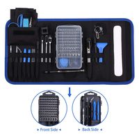 Professional Level Precision Screwdriver Tool Kit,139 in 1 with 98 Magnetic Bits and 41 Repair Tools Set Such as Flexible Shaft, Magnetic Pad, Suitable for iPhone, Laptop, MacBook and PC Repair