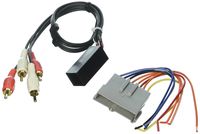 SCOSCHE FDK1B 1989-94 Ford Premium Sound Retention Wire Harness kit; Power and RCA to Dash/Amp Input