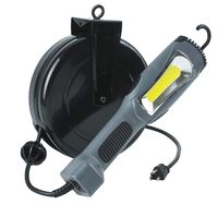 Prolite 5030AM 1300 Lumen Retractable COB LED Cord Reel, 1, Gray