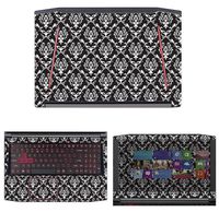 decalrus - Protective Decal Damask Skin Sticker for Acer Predator Helios 300 G3-571 (15.6" Screen) case Cover wrap ACpredatorHelios300_G3-571-80