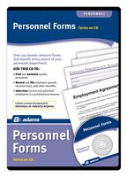 Adams Employee Personnel Forms CD, Over 250 Human Resource Forms on CD (HR453)