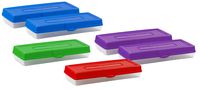 Storex Stretch Pencil Box Case, Long to Fit 12 Inch Rulers, Assorted Colors, 5.6 x 2.52 x 13.4 Inches, 6-Pack  (61646U06C)