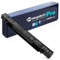 NinjaBatt Pro Laptop Battery for Asus A41-X550A A41-X550 X550V F550 F450 X550 R510C A550 K550 P550 X550C X550DP X450 A550L X550J R510 - Samsung Cells [4 Cells/2600mAh/38Wh]