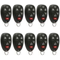 Car Key Fob Keyless Entry Remote fits Chevy, Cadillac, GMC (OUC60270, OUC60221), Bulk Lot of 10