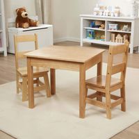 Melissa & Doug Tables & Chairs 3-Piece Set - Natural