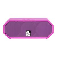 Altec Lansing IMW457-PP-ECOM Jacket H2O 2 Bluetooth Speaker, IP67 Waterproof, Shockproof and Snowproof Rated and It Floats Rating, 8 Hours of Battery, Ultra Portable, Compact Design, Pink