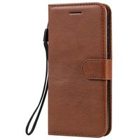 Lomogo Leather Wallet Case for Nokia 4.2 with Stand Feature Card Holder Magnetic Closure, Shockproof Flip Case Cover for Nokia4.2 - LOKTU100247 Brown