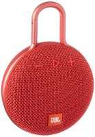 JBL Clip 3 Waterproof Portable Bluetooth Speaker - Red
