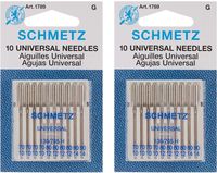 Euro-Notions Universal Machine Needles, 10-Pack (2 pack)