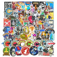 Futurama Philip J. Fry TV Series Cartoon Stickers Decals 74pcs Pack for Teens Water Bottles Laptop Cars Skateboard Vinyl