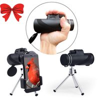 Monocular Telescope-10X42 HD-Duel Focus-Wide View-Waterproof-Best Monocular with BAK4 Lens, iPhone Zoom Lens - Phone Scope - Tripod, Strap-Case for Hunting-Hiking-Bird Watching-Sports