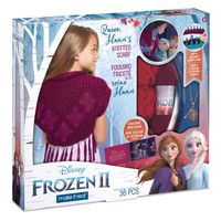 Make It Real - Disney Frozen 2 Queen Iduna's Knitted Scarf . DIY Arts and Crafts Kit Guides Kids to Crochet Queen Iduna's Shawl with Acrylic Yarn and Magical Frozen 2 Embellishments