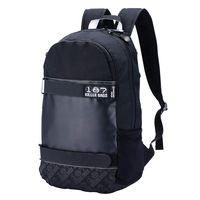 187 Killer Pads- 'The Standard Issue' Skateboard Backpack with Internal Laptop Pocket, Black