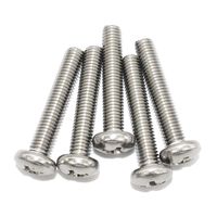 (50 pc) M4-0.7x40 mm Pan Head Phillips Machine Screws,18-8 Stainless Steel by Fullerkreg