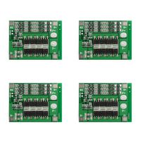 Areyourshop 4× 3S 11.1V 25A W/Balance Li-ion Lithium 18650 Battery BMS PCB Protection Board