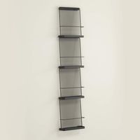 Safco Products Onyx Wall Mounted Organizer - Four Pocket, Black (5592BL)