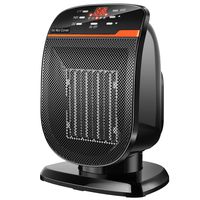 UALAU Ceramic Space Heater【Premium Quality】with High Heating Efficiency & Low Noise, Portable Electric Heater with Intelligent Digital Control Panel for Bedroom Home Office Indoor Use, 900W/1500W