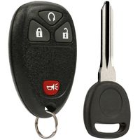 Car Key Fob Keyless Entry Remote with Ignition Key fits Chevy Silverado Avalanche Traverse / GMC Sierra Acadia / Pontiac Torrent / Suzuki XL-7