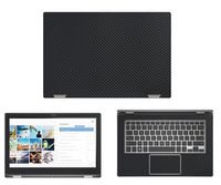 Decalrus - Protective Decal for Dell Inspiron i7352 2-in-1 (13.3" Touch Screen) Laptop Black Carbon Fiber Skin Skins Decal for case Cover wrap CFinspironi7352Black
