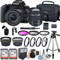 Canon EOS Rebel SL3 Camera with EF-S 18-55mm f/4-5.6 is STM Lens and More Accessories