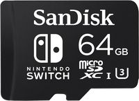SanDisk 64GB microSDXC UHS-I card for Nintendo Switch - SDSQXAT-064G-GN6ZA