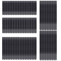 SAISN Cable Ties 80pcs 5/6/8/11Inch Reusable Wire Organizer Double Hook Tie for Computer Cord Cable Management (Black)