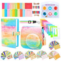Sunmns Camera Accessories Bundle Kit Set for Fujifilm Instax Mini 9, Accessory Include Case, Album, Film Stickers, Desk Frames, Hanging Frame, Filters, Strap (Rainbow)