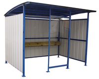 Vestil MDS-96-SM Multi Duty Smokers Shelter, Heavy Duty Steel, 120" Width, 95-1/2" Depth, 90" Height