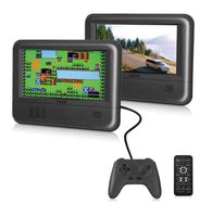 RCA Dual Screen Portable DVD Player & Game Pad System - Set of Two 7" Screens, (6-Piece Kit) - (DRC62705E24G)