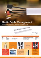 Impact Mounts CABLE COVER RACEWAY ORGANIZER MANAGEMENT KIT FOR FLAT SCREEN TV MOUNTS (29 Inches Length, 1 Pack)