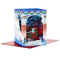 Hallmark Paper Wonder Pop Up Christmas Card (Christmas Train)