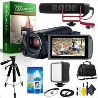 Canon VIXIA HF R800 (Black) Complete Vlogging Equipment Kit