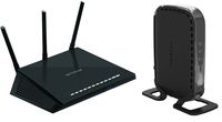 NETGEAR Nighthawk R6700-100NAS AC1750 Smart Dual Band Wi-Fi Gigabit Router and CM400 (8x4) Cable Modem DOCSIS 3.0