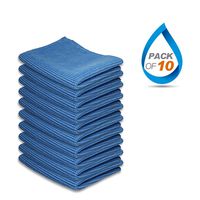 Microfiber Cleaning Cloth for Tablets, Laptops, PD,Phones, Silverware, Watches,Glasses, Other Delicate Surfaces (6"x 7" 10 Pack)