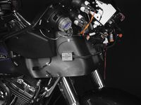 J&M Rokker Series Flexpower CB/J&M In-Fairing Antenna for Harley Davidson 2006-