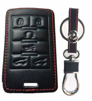 RPKEY Leather Keyless Entry Remote Control Key Fob Cover Case protector For Cadillac Escalade Escalade ESV Escalade EXT 22756466 OUC6000066 850K-6000066