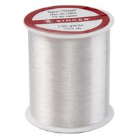 SINGER 260  Clear Invisible Nylon Thread, 135-Yard