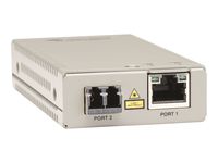 ALLIED TELESIS at MMC200/LC - Fiber Media Converter - 100MB LAN - Gray