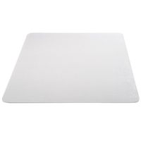 Deflecto EconoMat Clear Chair Mat, Hard Floor Use, Rectangle, Straight Edge, 46" x 60", Clear (CM2E442FCOM)