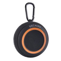 DECALIFE ST-1 Bluetooth Wireless Speaker- TWS True Wireless Stereo Bookshelf Hi-Fi Sound Portable with Mega Bass for Home, Pool, Beach, Swimming, SPA, White Sleeping, Outdoors