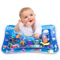 Infinno Tummy Time Mat Baby Water Play Mat, Activity Center, Stimulate Your Baby's Growth, Baby Toys, 3 to 24 Months, 26"x20"