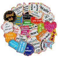 30Pcs Reward Motivational Decal Stickers for Students,Teachers and Company Employees,Waterproof Durable Trendy Vinyl Laptop Decal Stickers Pack for Water Bottles, Computer, Travel Case