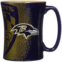 NFL Baltimore Ravens Mocha Mug, 14-ounce, Purple