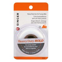 SINGER 00240 Heavy Duty Iron-On Fusing Web, Fabric Adhesive
