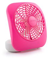 O2COOL Treva Battery Operated Portable 5 Inch Fan, 1 Unit, Raspberry
