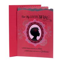Hallmark Mahogany Valentine's Day Card for Wife (Cameo)