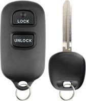 KeylessOption 2 Item Bundle 1 Key Fob Keyless Entry Remote For HYQ12BBX Plus 1 Uncut Ignition Key