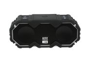 Altec Lansing Mini LifeJacket Jolt Bluetooth Speaker with Qi, Up to 16 Hours of Battery Life, Waterproof Portable Speaker, Voice Assistant, Black