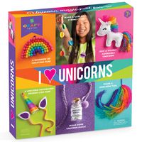 Craft-tastic - I Love Unicorns Kit - Craft Kit Includes 6 Unicorn-Themed Projects