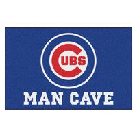 FANMATS 22387 MLB - Chicago Cubs Man Cave Starter Rug